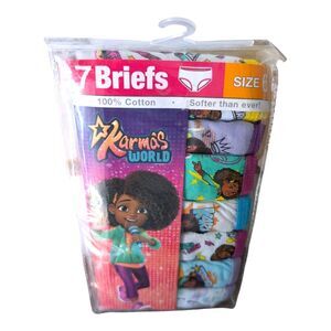 Karma's World Girls Underwear Brief 7-Pack Size 6 Multicolor New